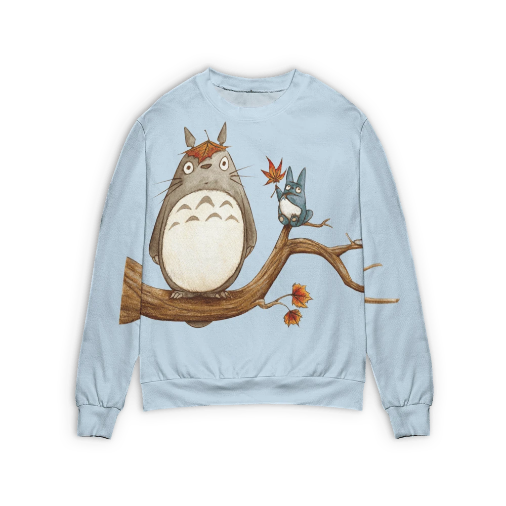 Totoro On The Autumn Tree 3D Sweater