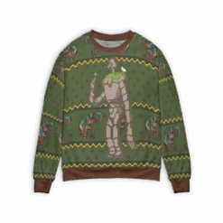 Castle In The Sky – Warrior Robot 3D Ugly Christmas Sweater