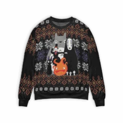 Ghibli Ugly Christmas Sweater