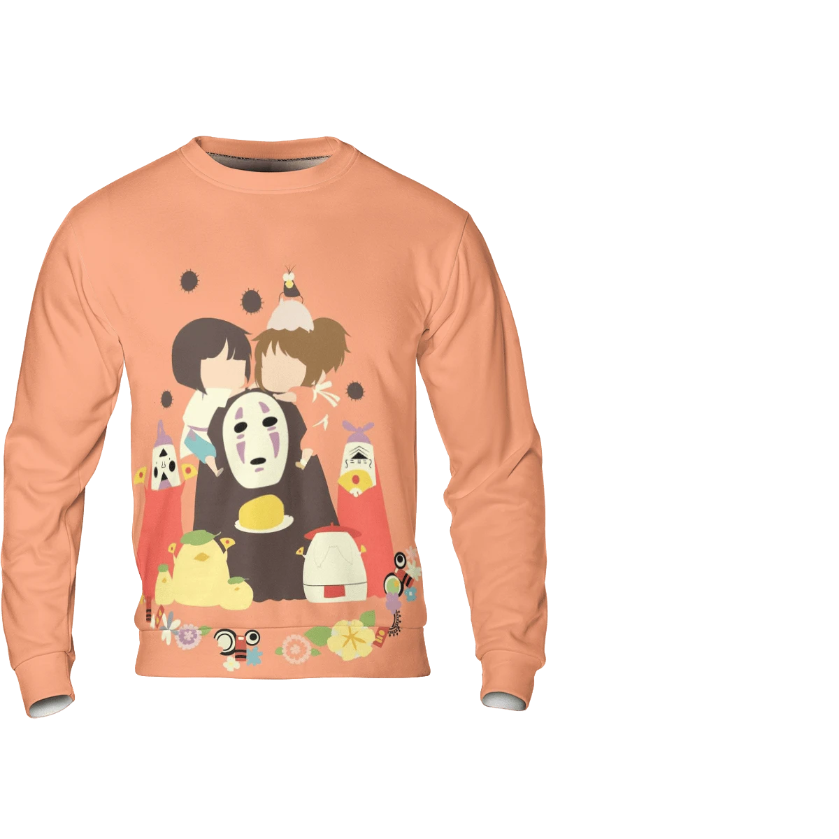 Spirited Away Funny Chibi 3D Sweatshirt