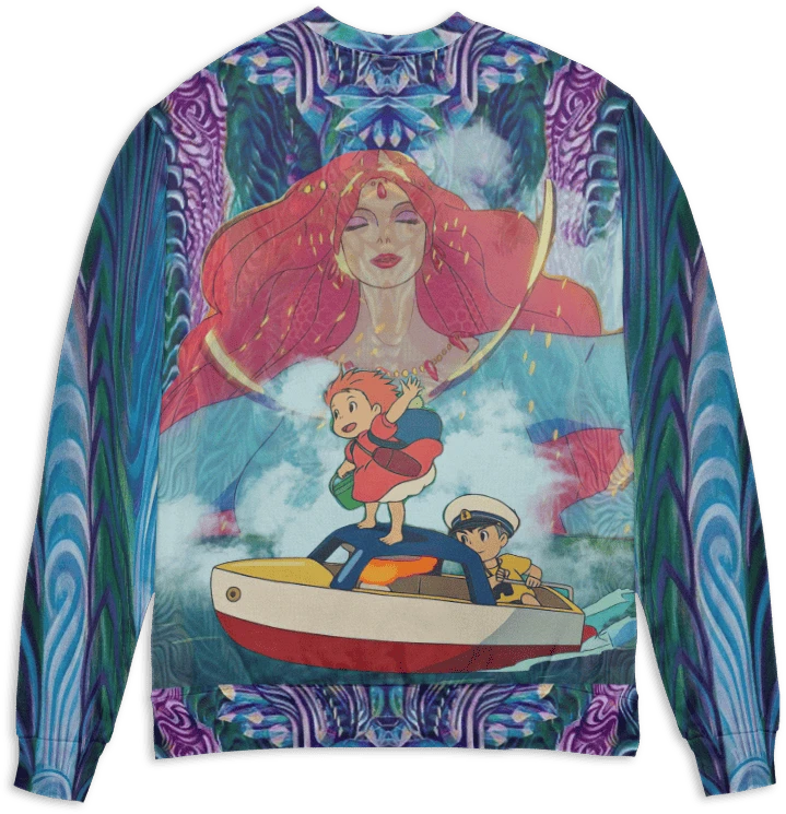Ponyo Mother Of The Sea 3D Sweater - Image 2