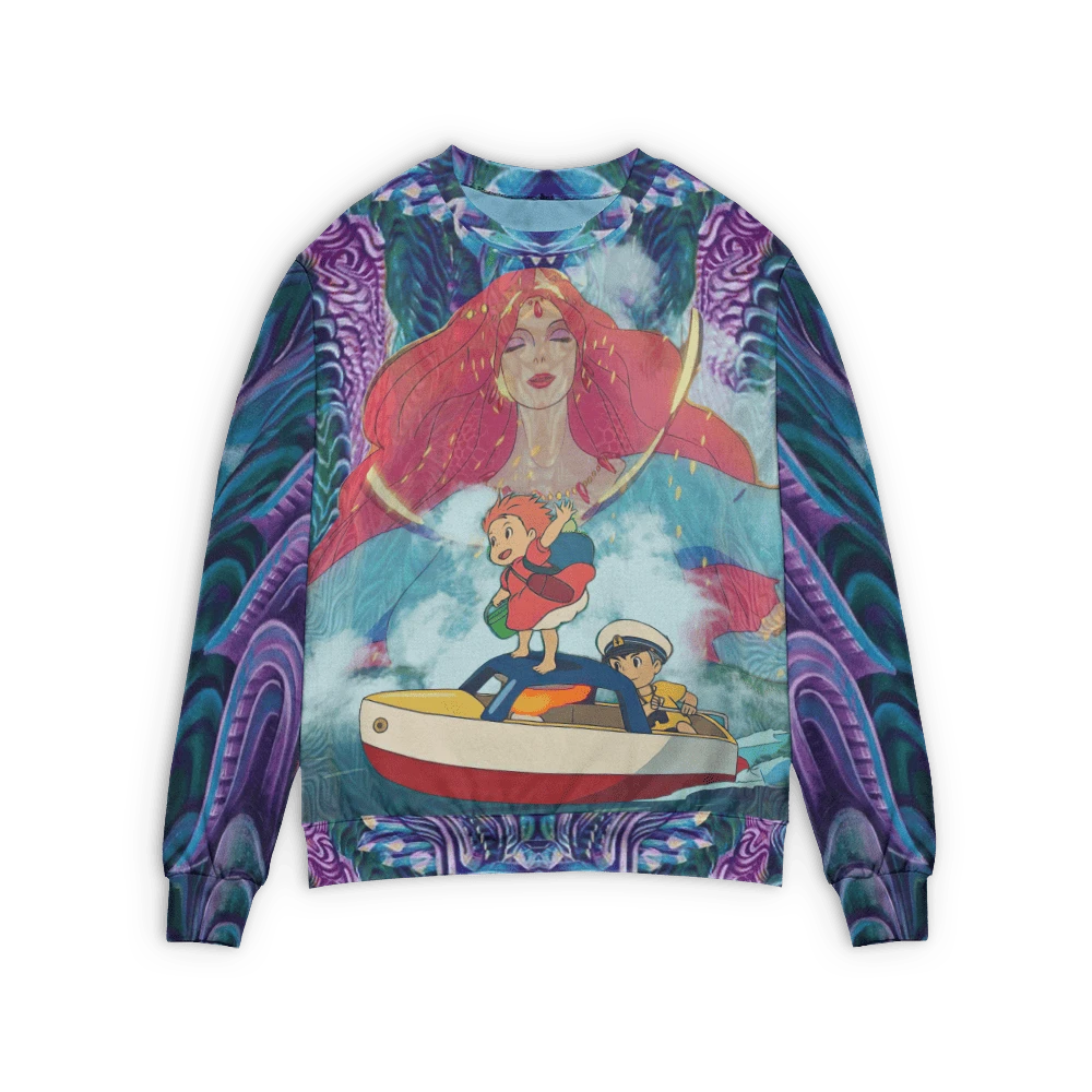 Ponyo Mother Of The Sea 3D Sweater