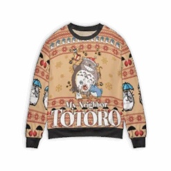 My Neighbor Totoro Ugly Christmas Sweater Style 2