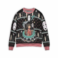 Spirited Away – Kaonashi No Face 3D Ugly Christmas Sweater