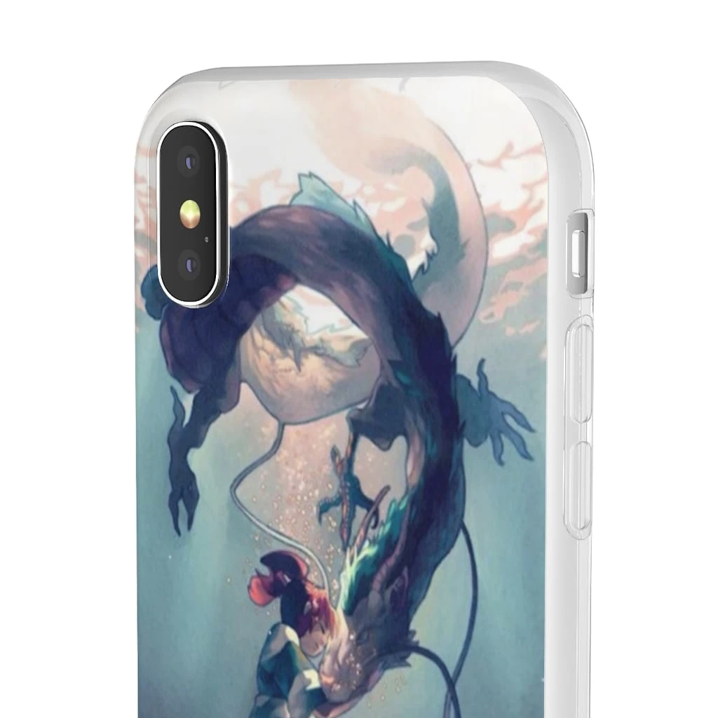 Spirited Away – Chihiro And Haku Under The Water IPhone Cases - Image 2
