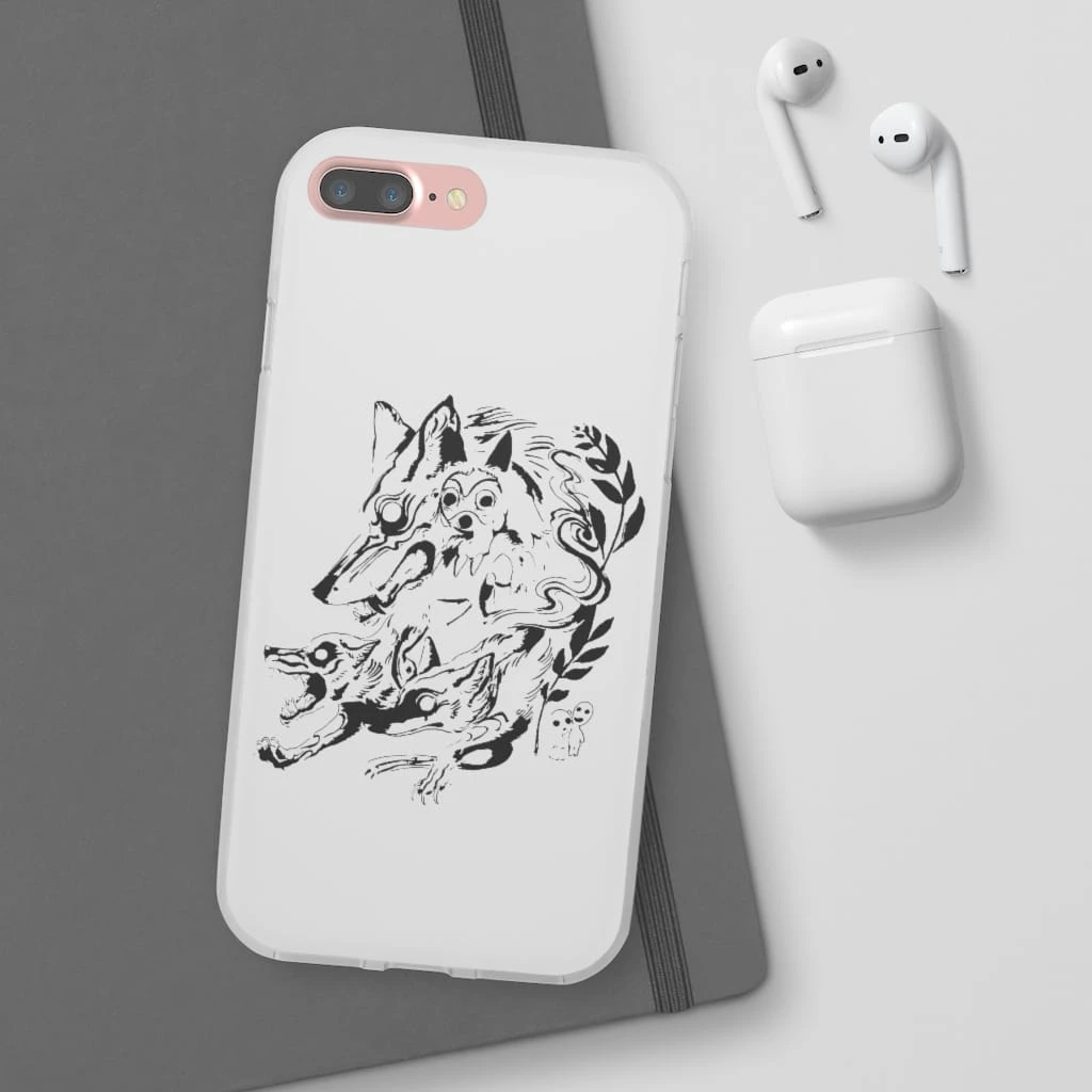 Princess Mononoke And The Wolf Creative Art IPhone Cases - Image 3