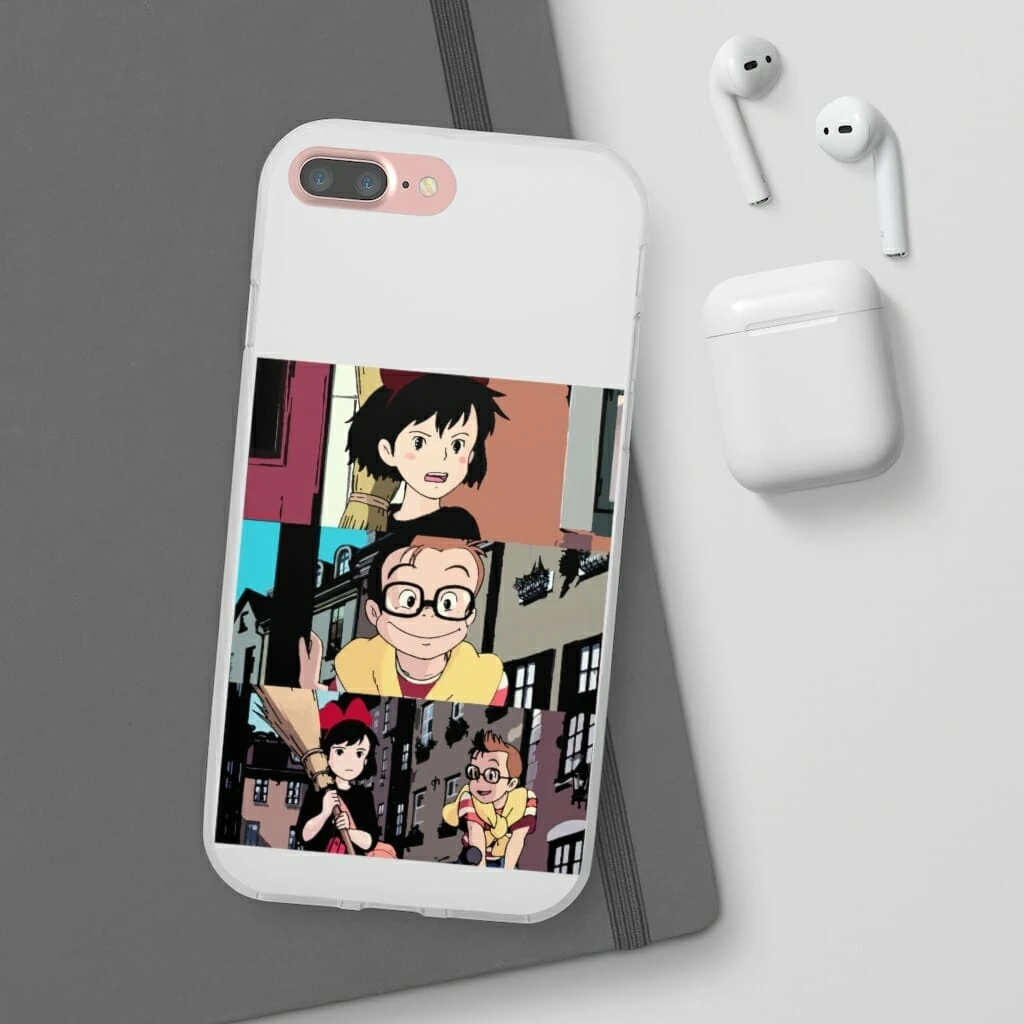 Kiki’s Delivery Service Tower Collage IPhone Cases - Image 3