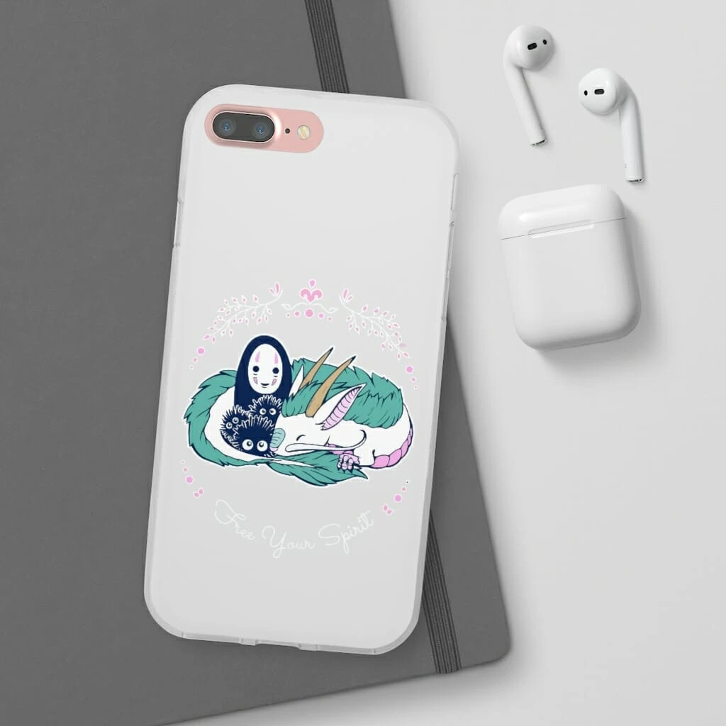 Spirited Away – No Face And Haku Dragon IPhone Cases - Image 3