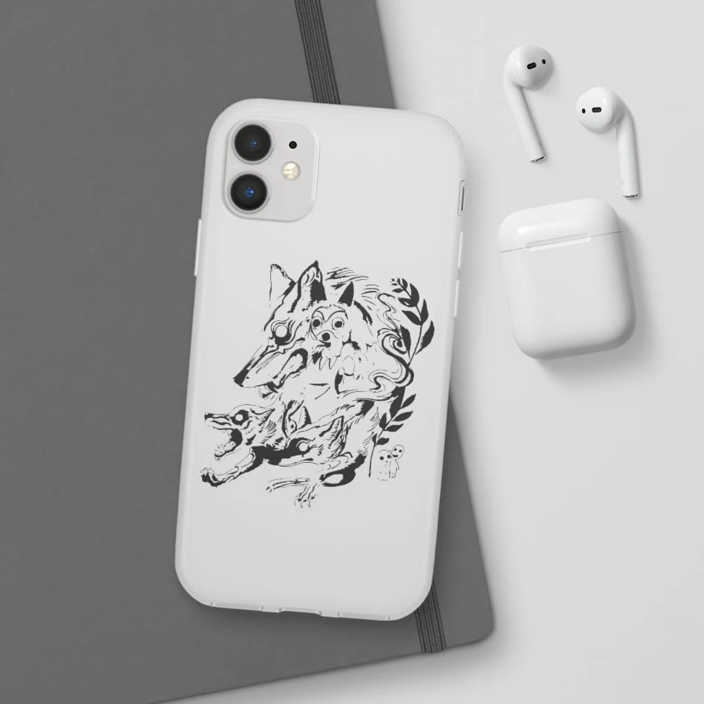 Princess Mononoke And The Wolf Creative Art IPhone Cases - Image 18