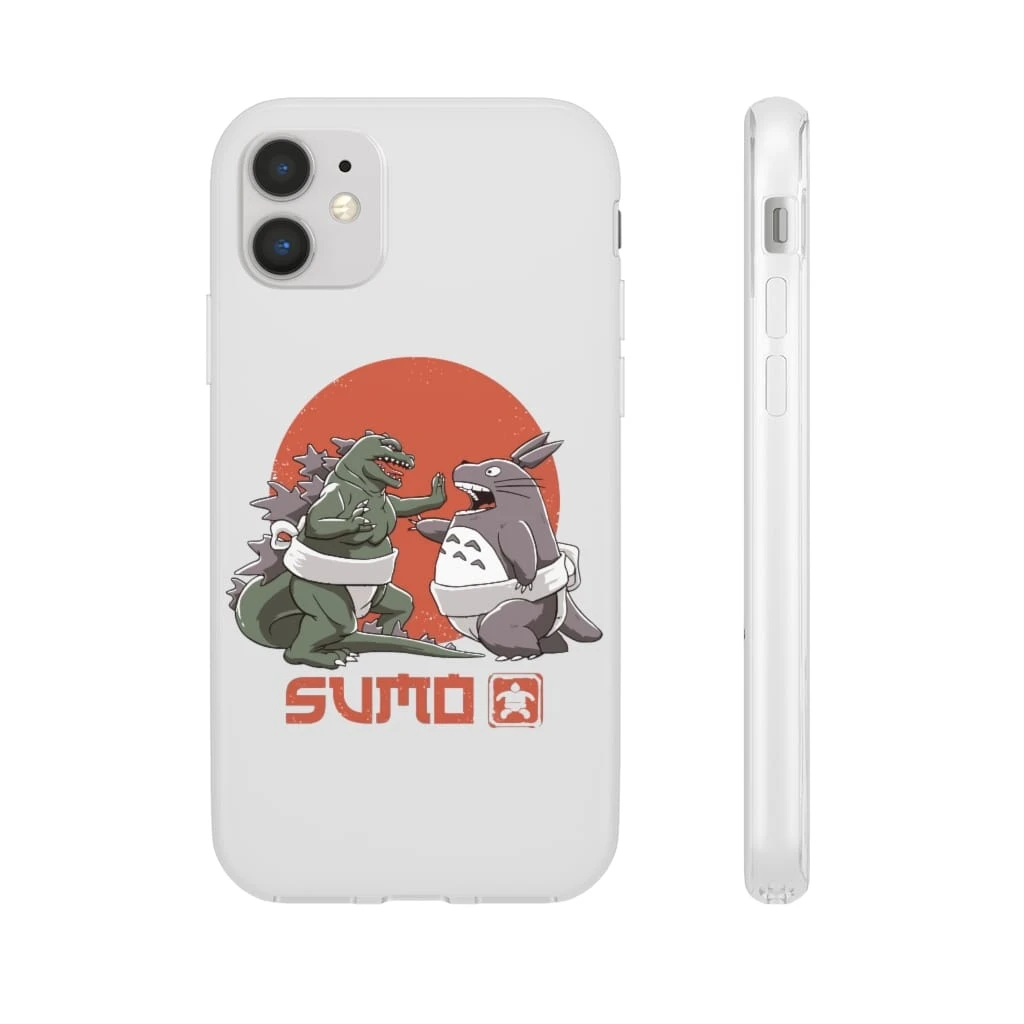 Totoro Vs Godzilla Sumo IPhone Cases - Image 16