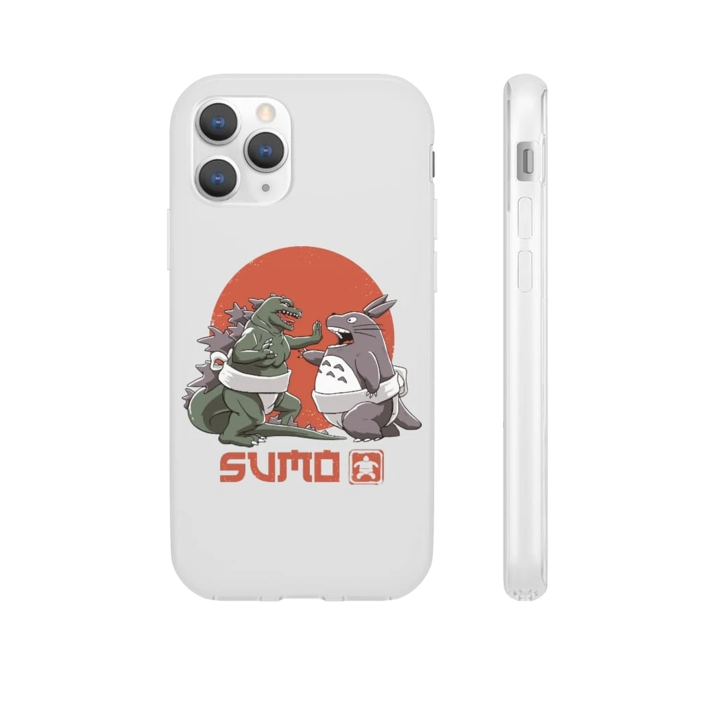 Totoro Vs Godzilla Sumo IPhone Cases - Image 19