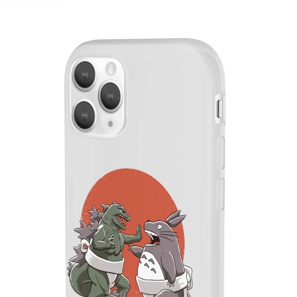 Totoro Vs Godzilla Sumo IPhone Cases - Image 20