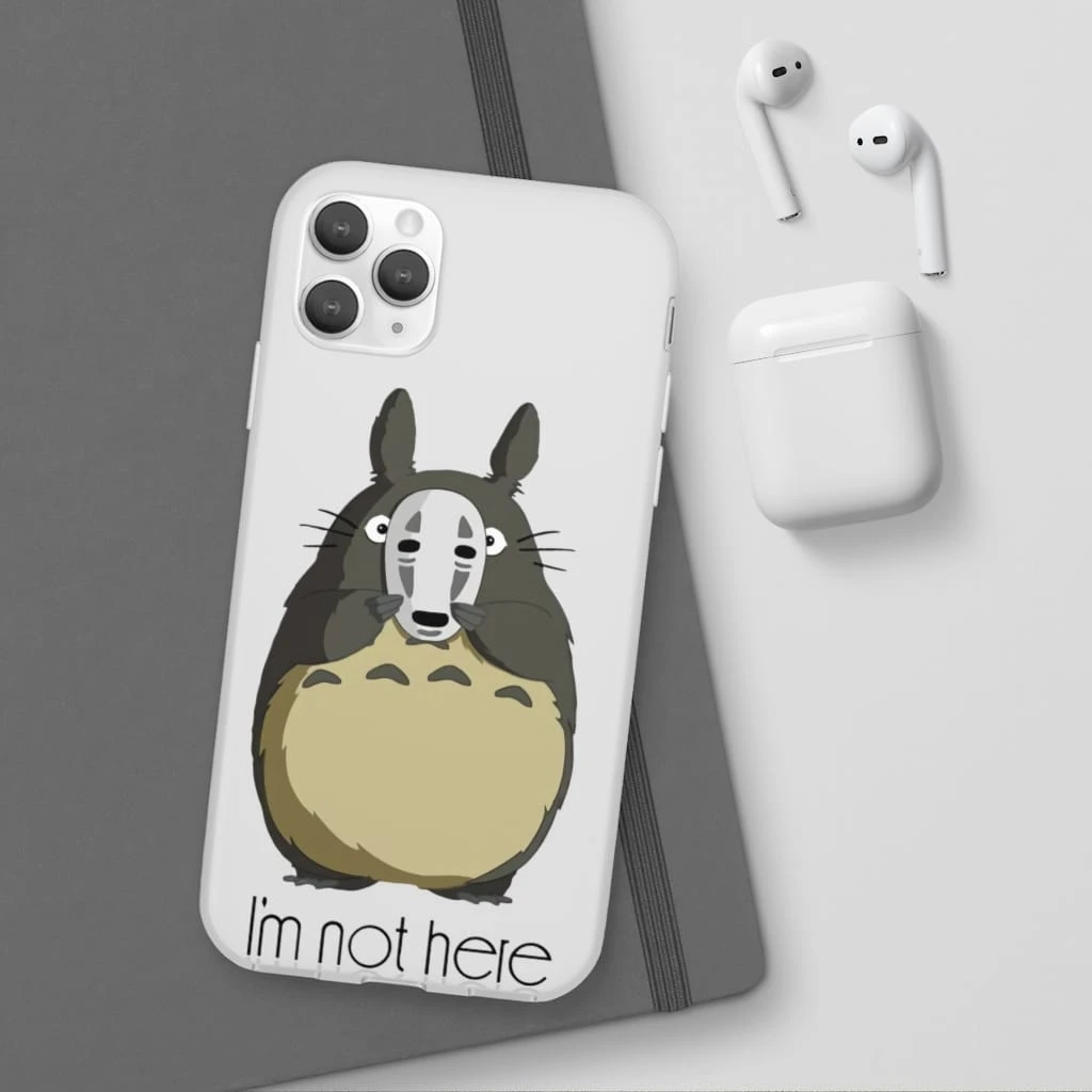 Totoro I’m Not Here IPhone Cases - Image 3