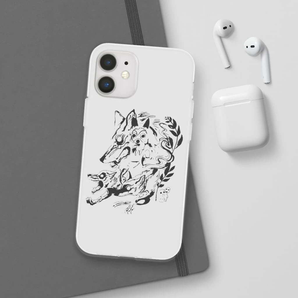 Princess Mononoke And The Wolf Creative Art IPhone Cases - Image 9