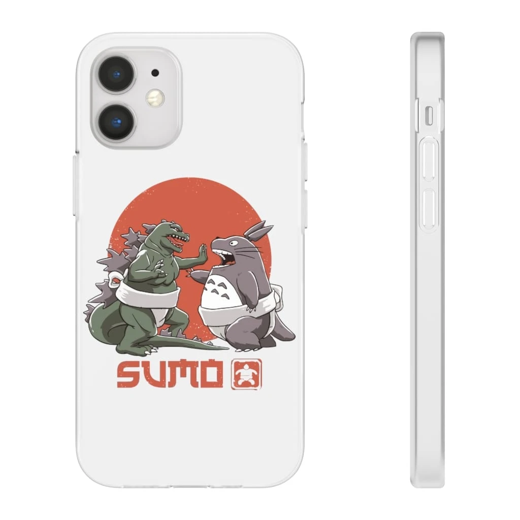 Totoro Vs Godzilla Sumo IPhone Cases - Image 7