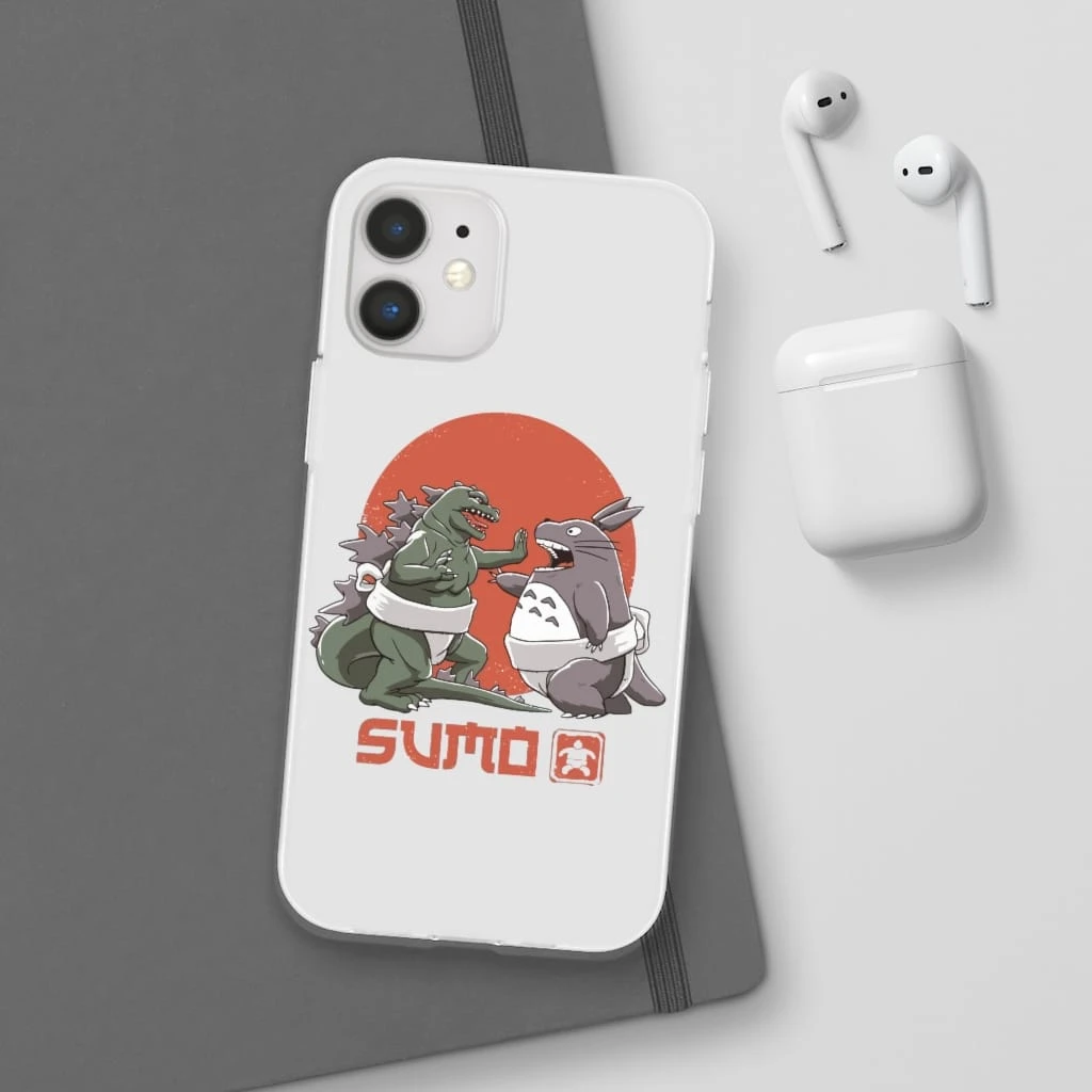 Totoro Vs Godzilla Sumo IPhone Cases - Image 9