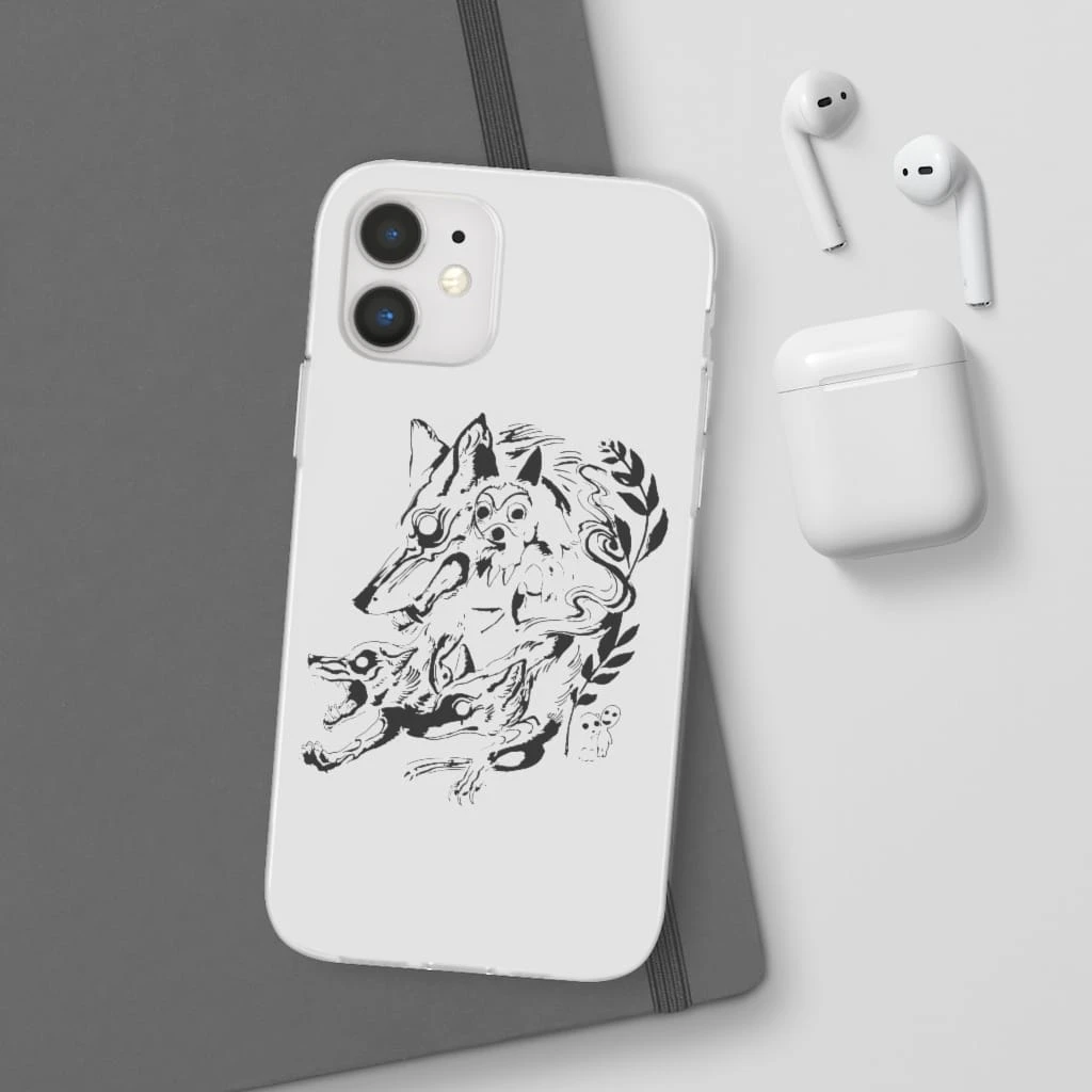 Princess Mononoke And The Wolf Creative Art IPhone Cases - Image 6
