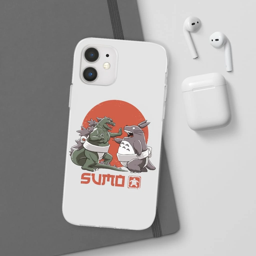 Totoro Vs Godzilla Sumo IPhone Cases - Image 6