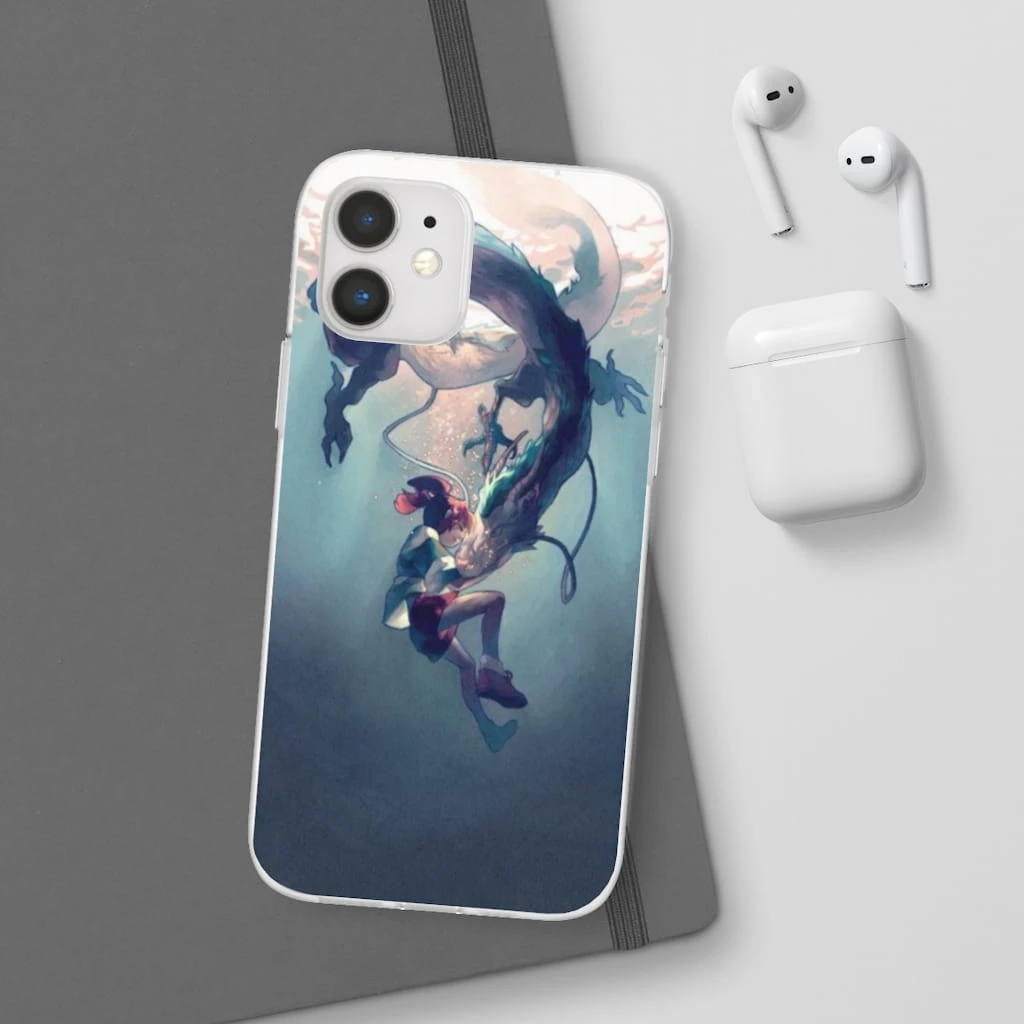 Spirited Away – Chihiro And Haku Under The Water IPhone Cases - Image 6