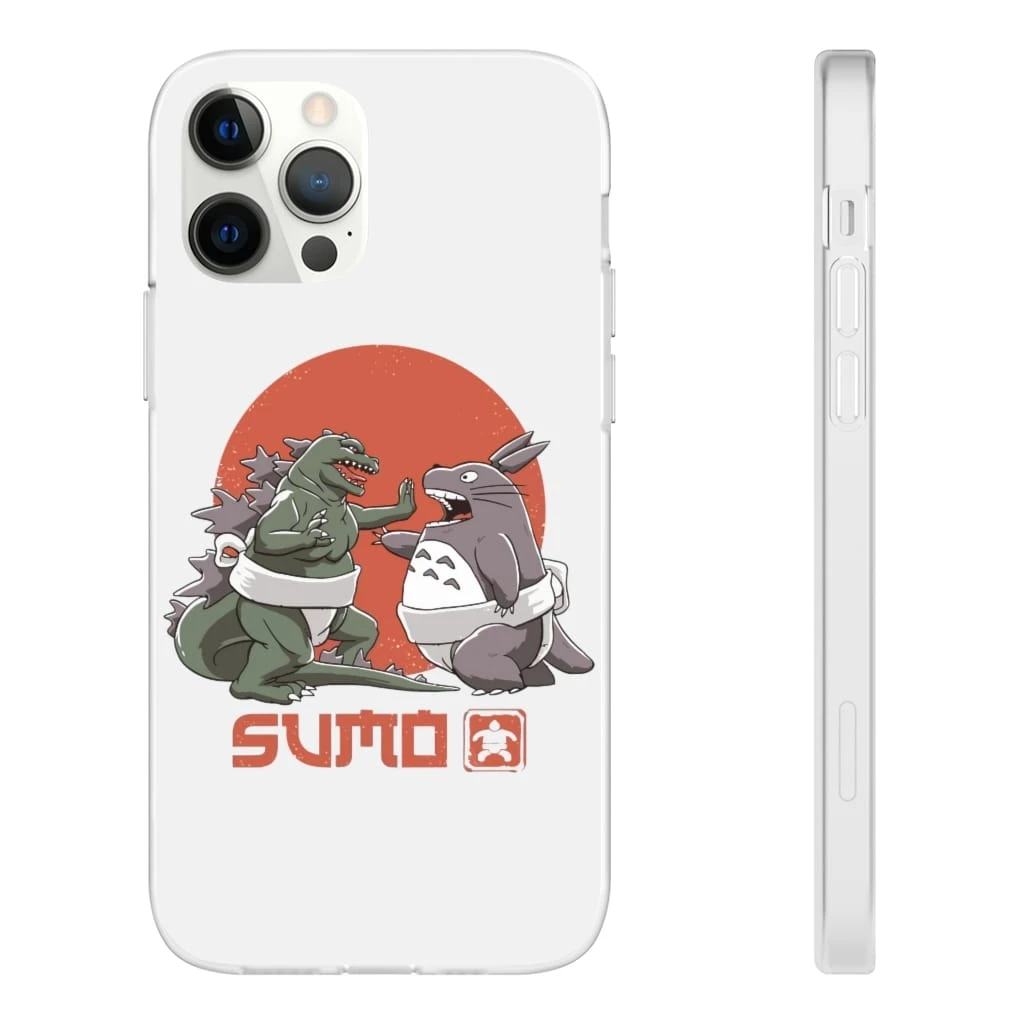 Totoro Vs Godzilla Sumo IPhone Cases - Image 10