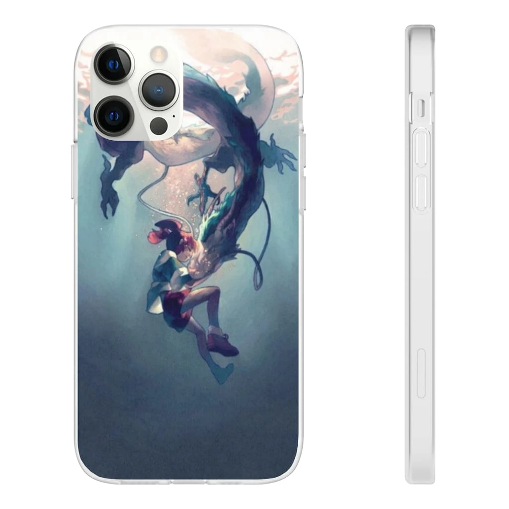 Spirited Away – Chihiro And Haku Under The Water IPhone Cases - Image 10