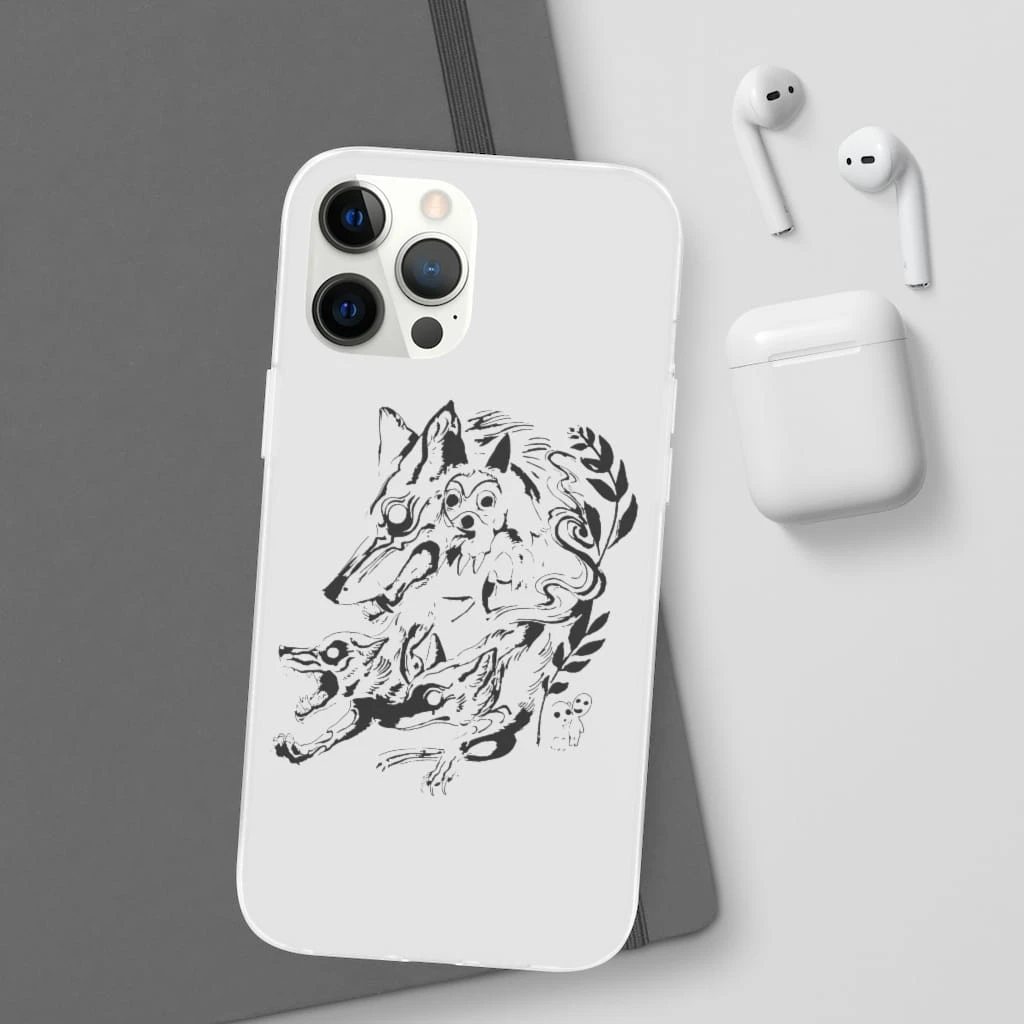 Princess Mononoke And The Wolf Creative Art IPhone Cases - Image 15