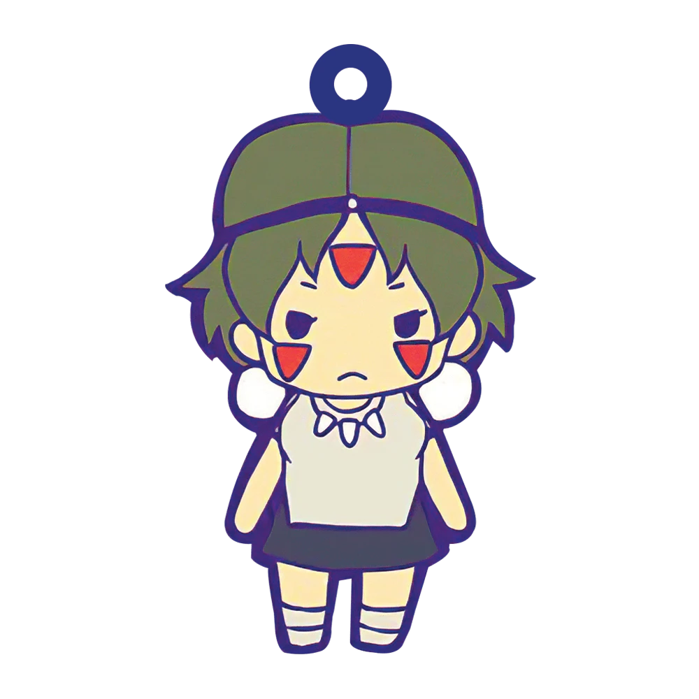 Princess Mononoke – San Chibi Keychain - Image 2