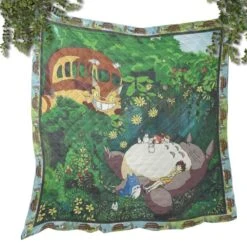 My Neighbor Totoro In The Forest Quilt Blanket
