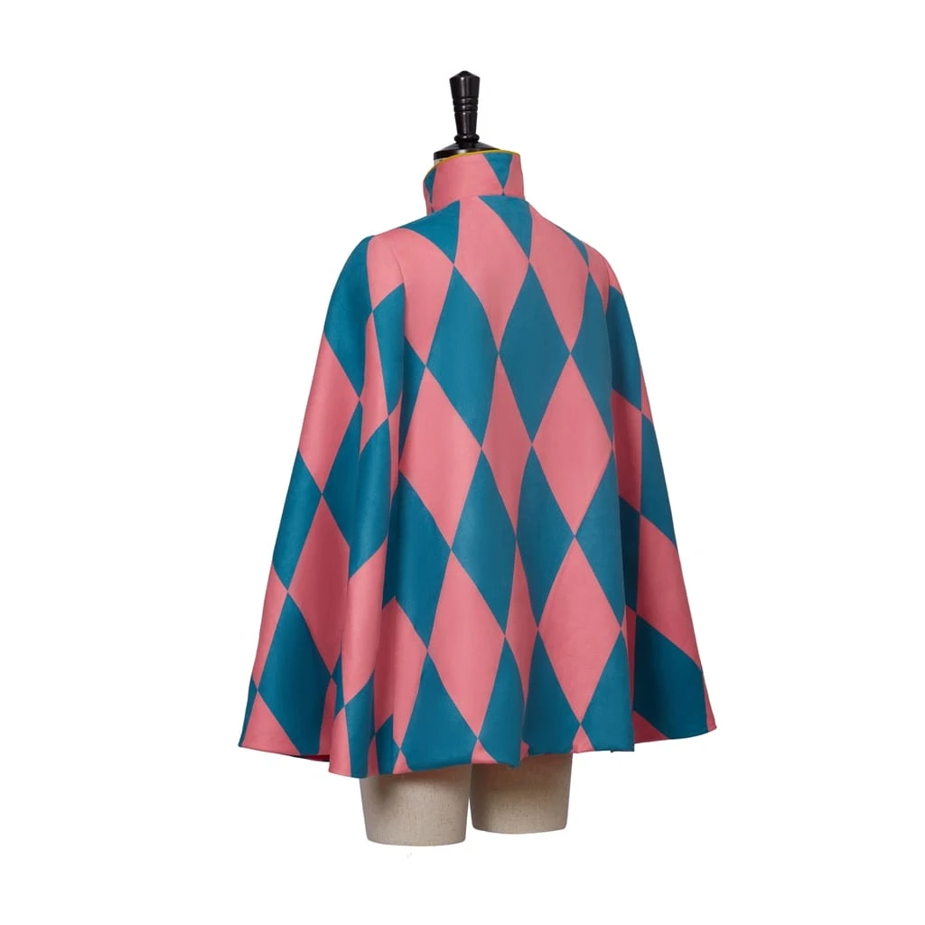 Howl Cosplay Costume Cloak Red Diamond Cape - Image 6