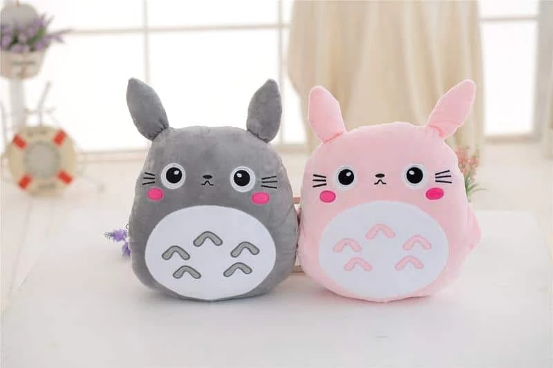 My Neighbor Totoro Hand Warmer Plush Pillow With Coloring Blanket - Image 10
