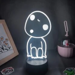 Princess Mononoke Kodama 3D LED Light Multi-Color Changing