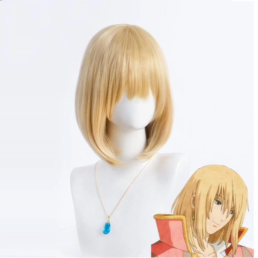 Howl’s Moving Castle Howl Short Blonde Wig