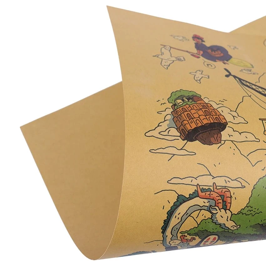 Ghibli Characters Vintage Poster - Image 3