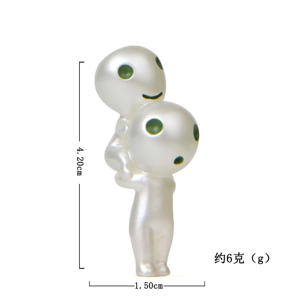 Princess Mononoke Kodama Glow In The Dark Figures 6pcs/set - Image 7