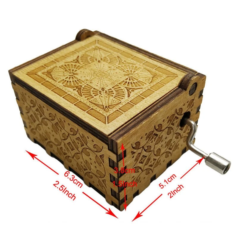 Spirited Away Wooden Music Box Vintage Style - Image 2