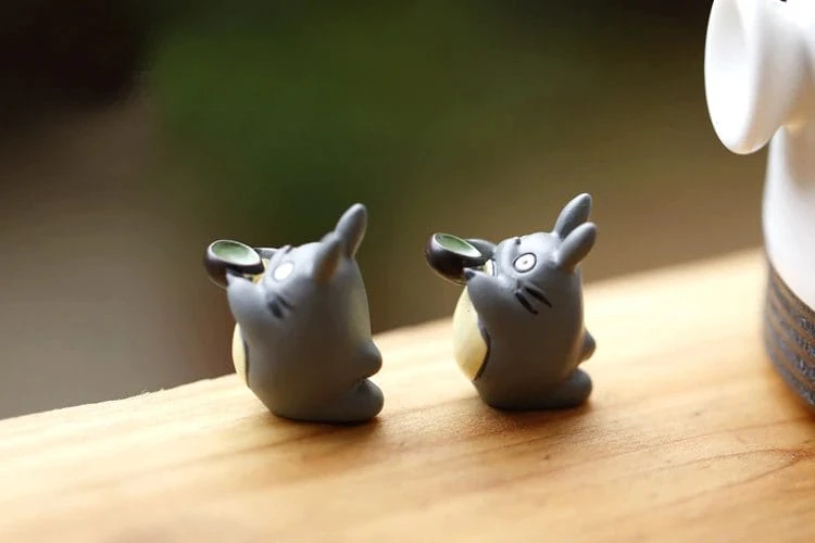 Kawaii Totoro Garden Miniature Decoration Figures 2pcs/set - Image 6