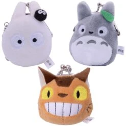 Totoro And Catbus Plush Kawaii Coin Purse