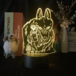 Princess Mononoke 3D LED Light Multi-Color Changing