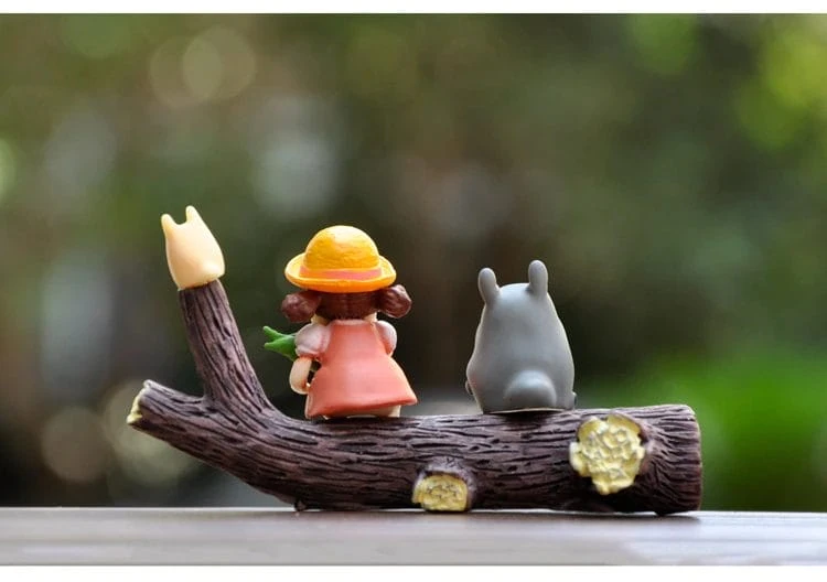 Little Girl Mei Holding Corn With Mini Totoro Figures 5pcs/set - Image 10