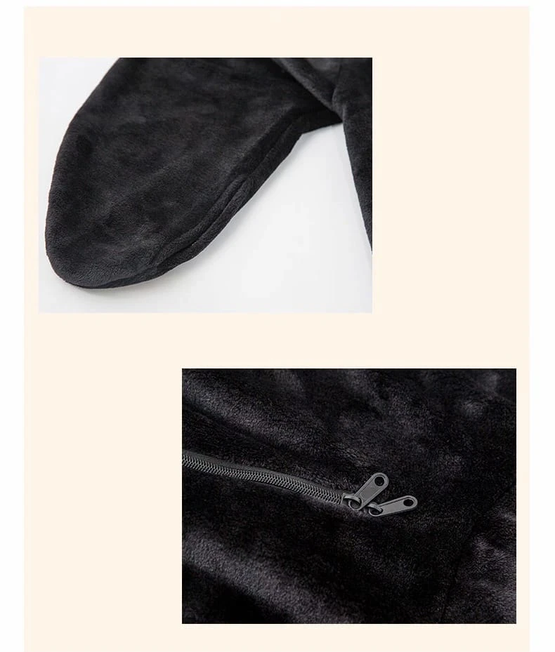 Spirited Away No Face Man Flannel Cosplay Costume - Image 6