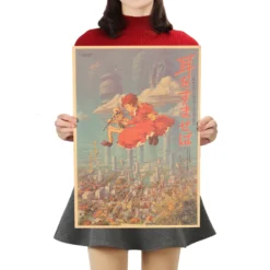 Whisper Of The Heart Retro Kraft Paper Poster