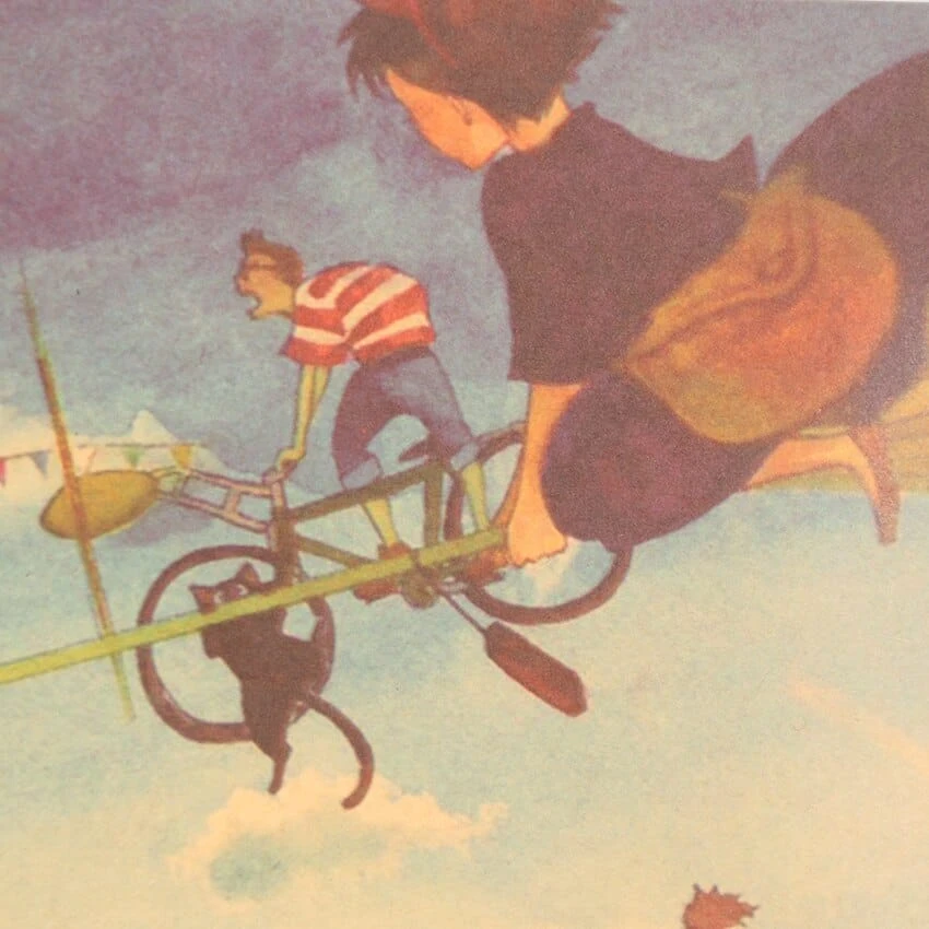 Combination Of Ghibli Characters Kraft Paper Poster - Image 2