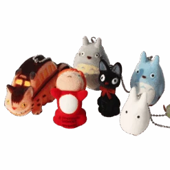 Ghibli Studio Cutest Characters Keychains 6pcs/lot