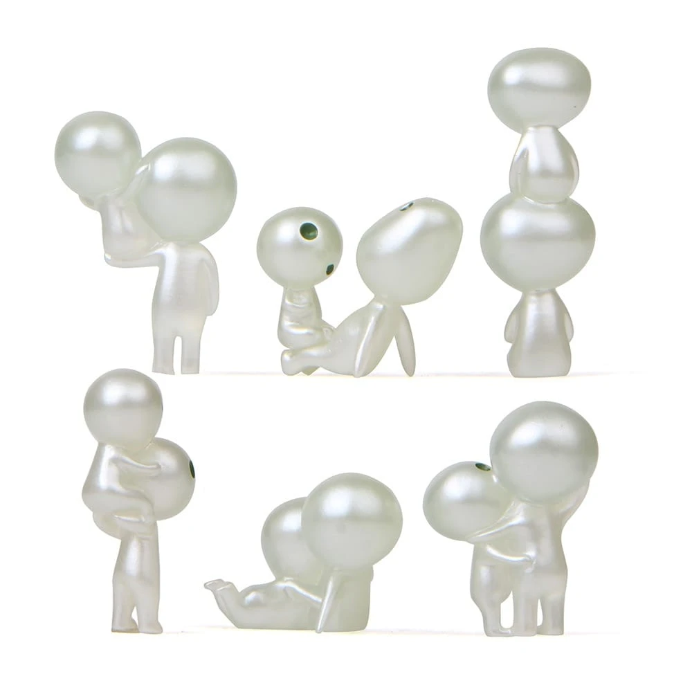 Princess Mononoke Kodama Glow In The Dark Figures 6pcs/set - Image 3
