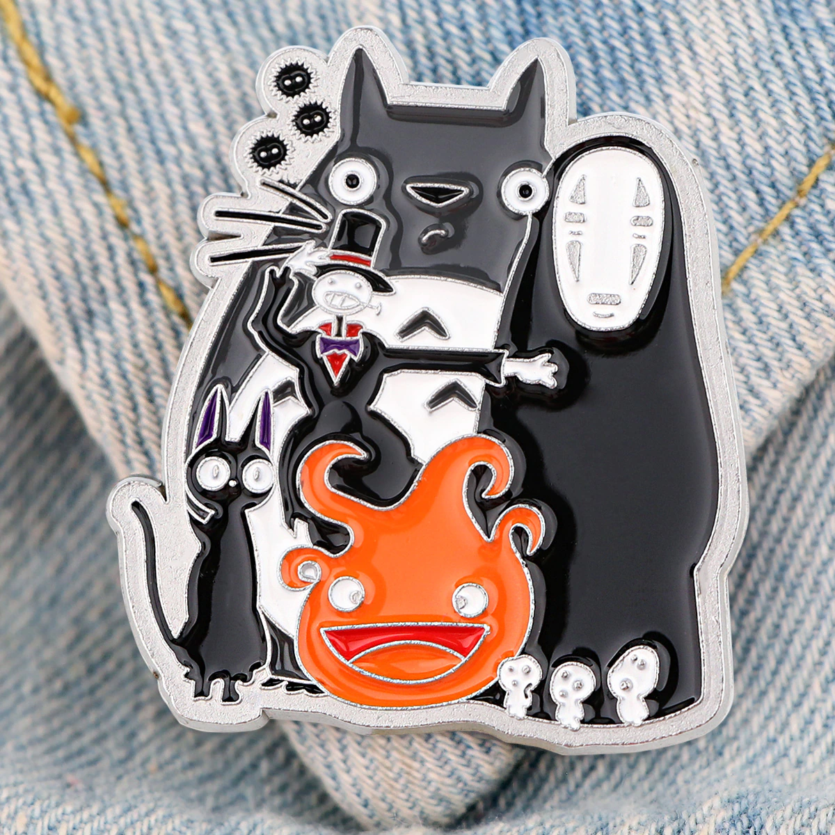 Ghibli Characters Enamel Badge Pin - Image 6