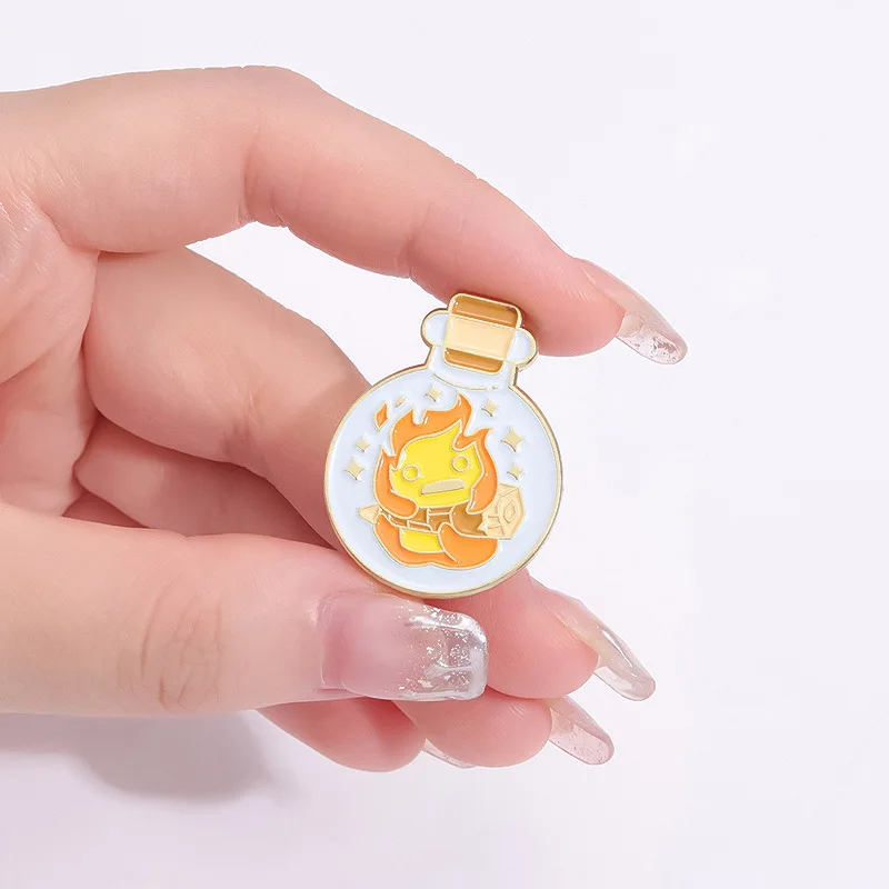 Ghibli Cute Characters Badge Pin Set 5pcs - Image 5