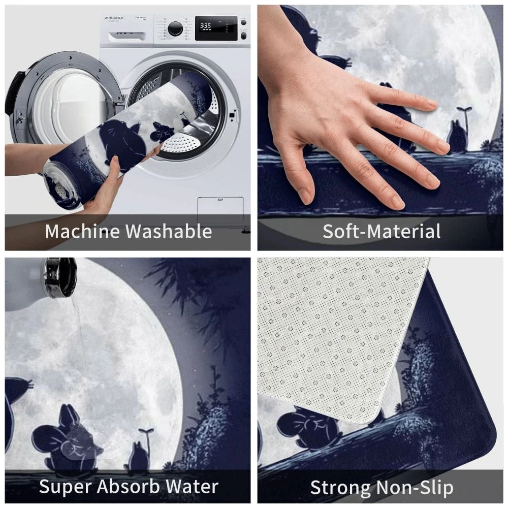 Totoro Family Parade Non-slip Doormat - Image 4