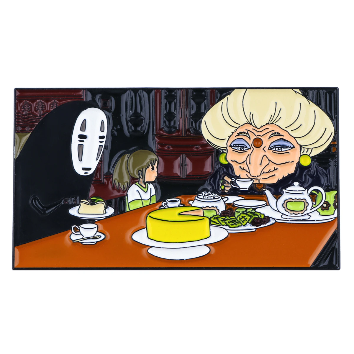 Spirited Away – Tea Time Badge Pin