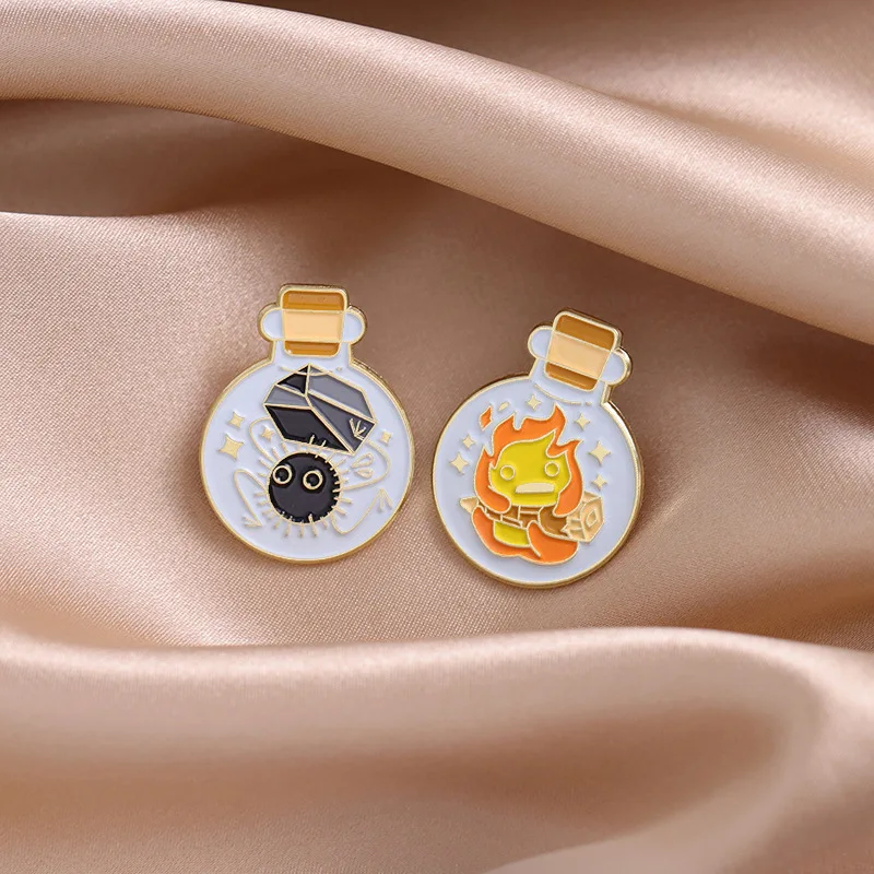 Ghibli Cute Characters Badge Pin Set 5pcs - Image 8
