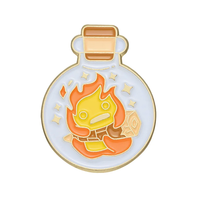 Ghibli Cute Characters Badge Pin Set 5pcs - Image 2